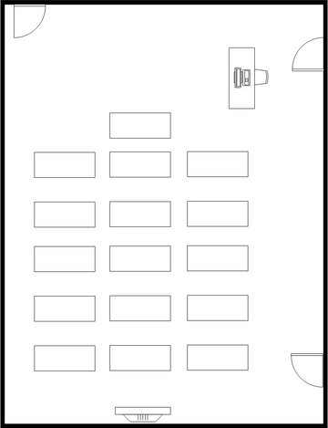 C101 Seating Chart.vpd | Visual Paradigm User-Contributed Diagrams ...